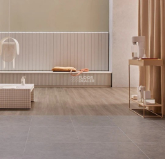 Forbo allura decibel 0.8 wood 5301AD8 smoke smooth oak (120x20 cm) фото 2 | FLOORDEALER